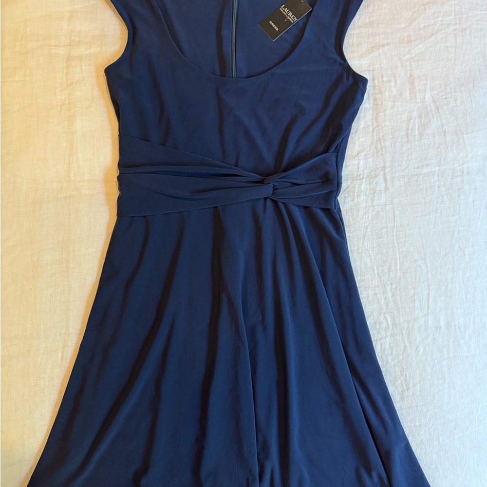 Lauren Ralph Lauren Navy Dress – Size 6 (New with Tags)